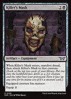 Glossy Finish Duskmourn: House of Horror Killer's Mask ( #104 )