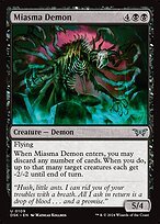 Glossy Finish Duskmourn: House of Horror Miasma Demon ( #109 )
