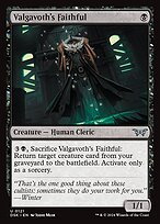 Glossy Finish Duskmourn: House of Horror Valgavoth's Faithful ( #121 )