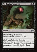 Glossy Finish Duskmourn: House of Horror Withering Torment ( #124 )