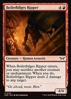 Glossy Finish Duskmourn: House of Horror Boilerbilges Ripper ( #127 )