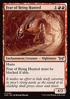 Glossy Finish Duskmourn: House of Horror Fear of Being Hunted ( #134 )