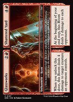 Glossy Finish Duskmourn: House of Horror Glassworks // Shattered Yard ( #137 )