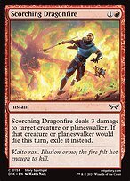 Glossy Finish Duskmourn: House of Horror Scorching Dragonfire ( #156 )