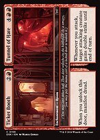 Glossy Finish Duskmourn: House of Horror Ticket Booth // Tunnel of Hate ( #158 )
