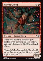 Glossy Finish Duskmourn: House of Horror Vicious Clown ( #163 )