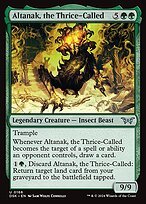 Glossy Finish Duskmourn: House of Horror Altanak, the Thrice-Called ( #166 )