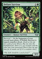 Glossy Finish Duskmourn: House of Horror Defiant Survivor ( #175 )
