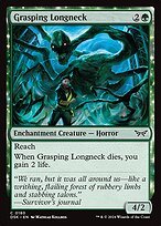 Glossy Finish Duskmourn: House of Horror Grasping Longneck ( #180 )