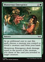 Glossy Finish Duskmourn: House of Horror Monstrous Emergence ( #191 )