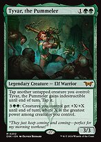 Glossy Finish Duskmourn: House of Horror Tyvar, the Pummeler ( #202 )