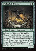 Glossy Finish Duskmourn: House of Horror Wickerfolk Thresher ( #207 )