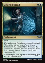 Glossy Finish Duskmourn: House of Horror Growing Dread ( #216 )