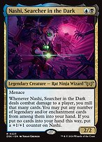 Glossy Finish Duskmourn: House of Horror Nashi, Searcher in the Dark ( #223 )