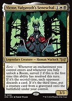 Glossy Finish Duskmourn: House of Horror Victor, Valgavoth's Seneschal ( #238 )