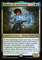 Glossy Finish Duskmourn: House of Horror Zimone, All-Questioning ( #241 )