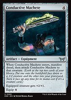 Glossy Finish Duskmourn: House of Horror Conductive Machete ( #244 )