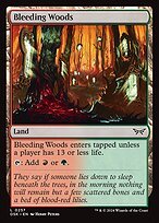 Glossy Finish Duskmourn: House of Horror Bleeding Woods ( #257 )