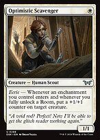 Glossy Finish Duskmourn: House of Horror Optimistic Scavenger ( #288 )