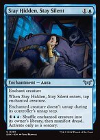 Glossy Finish Duskmourn: House of Horror Stay Hidden, Stay Silent ( #291 )