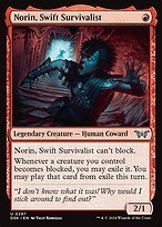 Glossy Finish Duskmourn: House of Horror Norin, Swift Survivalist ( #297 )