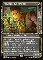 Glossy Finish Duskmourn: House of Horror Reluctant Role Model ( #303 )