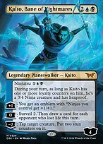 Glossy Finish Duskmourn: House of Horror Kaito, Bane of Nightmares ( #328 )