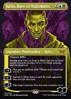 Glossy Finish Duskmourn: House of Horror Kaito, Bane of Nightmares ( #354 )