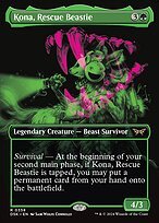 Glossy Finish Duskmourn: House of Horror Kona, Rescue Beastie ( #358 )