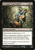 Glossy Finish Darksteel Screams from Within ( #52 )