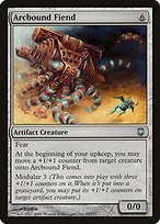 Glossy Finish Darksteel Arcbound Fiend ( #96 )