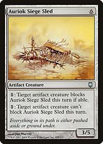Glossy Finish Darksteel Auriok Siege Sled ( #105 )