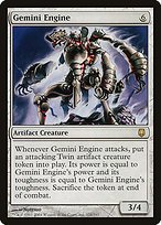 Glossy Finish Darksteel Gemini Engine ( #121 )