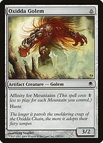 Glossy Finish Darksteel Oxidda Golem ( #135 )