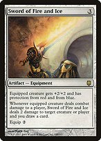 Glossy Finish Darksteel Sword of Fire and Ice ( #148 )