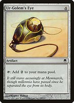 Glossy Finish Darksteel Ur-Golem's Eye ( #155 )