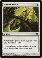 Glossy Finish Darksteel Wurm's Tooth ( #162 )