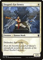 Matte Finish Dragons of Tarkir Dragon's Eye Sentry ( #11 )