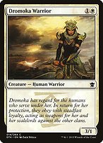 Matte Finish Dragons of Tarkir Dromoka Warrior ( #14 )