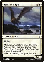 Matte Finish Dragons of Tarkir Territorial Roc ( #43 )