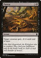Matte Finish Dragons of Tarkir Flatten ( #100 )