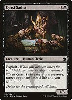Matte Finish Dragons of Tarkir Qarsi Sadist ( #113 )