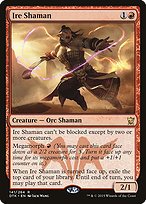Matte Finish Dragons of Tarkir Ire Shaman ( #141 )