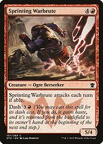 Matte Finish Dragons of Tarkir Sprinting Warbrute ( #157 )