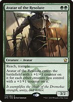 Matte Finish Dragons of Tarkir Avatar of the Resolute ( #175 )