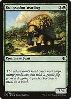 Matte Finish Dragons of Tarkir Colossodon Yearling ( #178 )