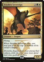 Matte Finish Dragons of Tarkir Arashin Sovereign ( #212 )