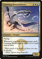 Matte Finish Dragons of Tarkir Cunning Breezedancer ( #215 )