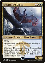 Matte Finish Dragons of Tarkir Dragonlord Ojutai ( #219 )