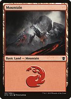 Matte Finish Dragons of Tarkir Mountain ( #261 )